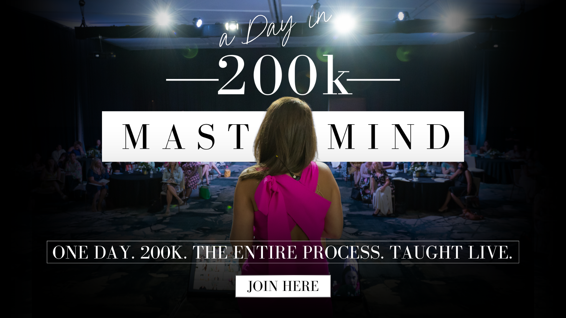 A day in 200k working ideas (Website 1920 x 1080 px)